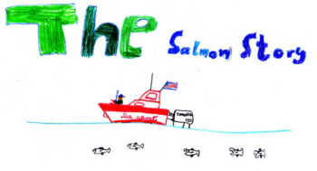 The salmon story drawing