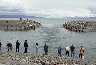 anglers try to their luck at the Nick Dudiak Fishing Lagoon