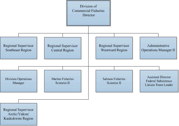 General Organizational Chart of Commercial Fisheries Division