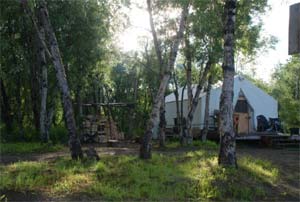 Photo of Aniak field camp