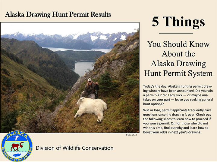 Alaska Hunting and Trapping Regulations, Alaska Department of Fish and Game