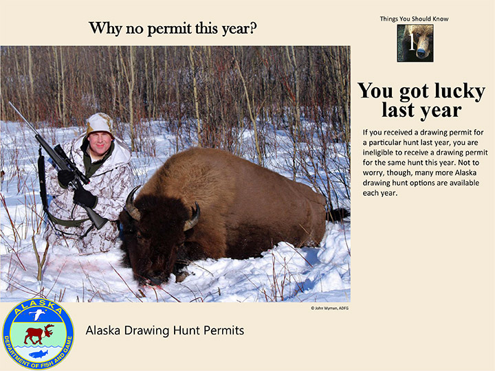 Alaska Hunting and Trapping Regulations, Alaska Department of Fish and Game