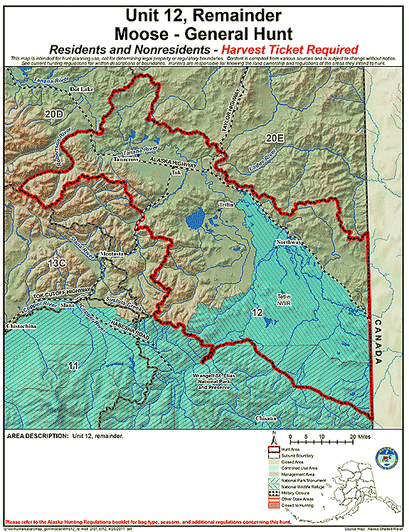 Alaska Hunting Zone Map