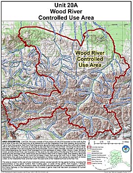 Map of Wood River Controlled Use Area