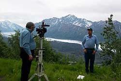 Photo of taping Sharing Alaska's Trails
