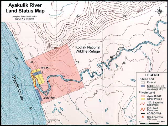 Map of Ayakulik Lands