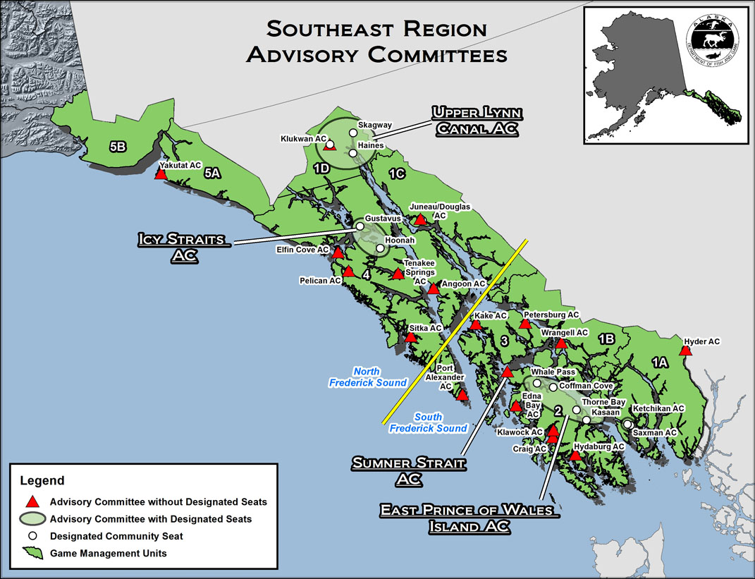 Southeast Region (South Frederick Sound