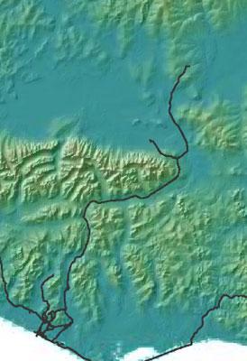 map of Kougarok road